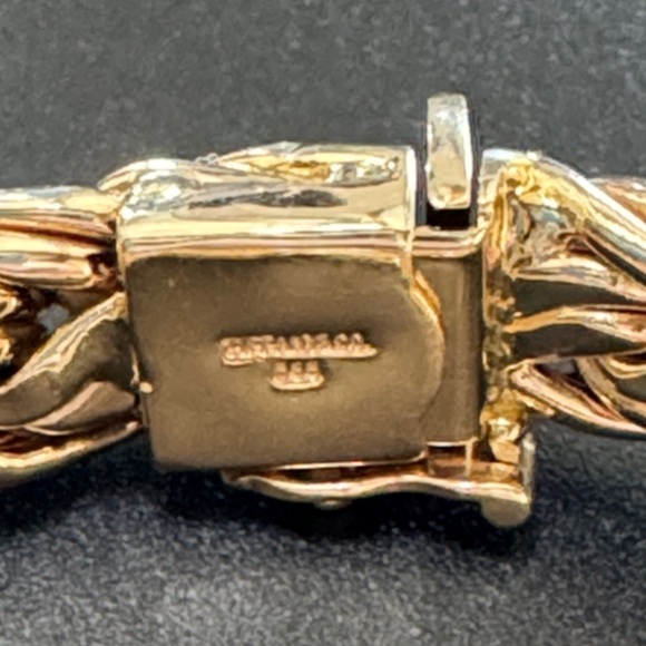 Tiffany & Co. Byzantine 14K Gold Bracelet 7 1/4 inch beautiful - Picture 2 of 3